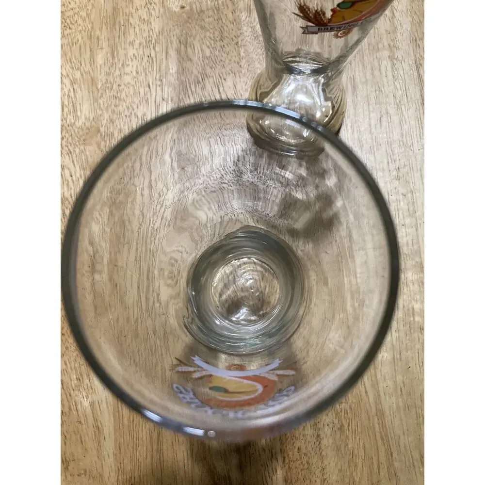 Shock Top Belgian White Beer Pilsner 16 oz‎ Glasses Set of 2 Orange